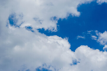 blue sky and clouds