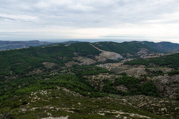 Fototapeta premium Oldest village in Thassos island Greece Kastro