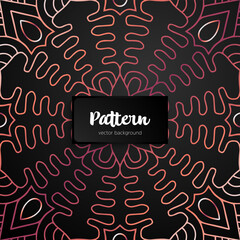 Vector ornamental mandala inspired ethnic art