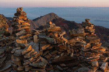 views from Thassos mountain Ipsarion