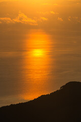 Fototapeta premium views from Thassos mountain Ipsarion