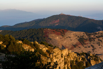views from Thassos mountain ipsarion