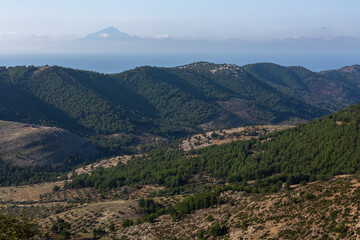 Fototapeta premium Oldest village in Thassos island Greece Kastro