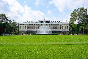 Fototapeta na wymiar Reunification Palace in Ho Chi Minh City, Vietnam