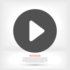 button player vector icon. lorem ipsum Flat Design JPG