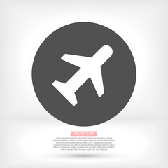 airplane vector icon. lorem ipsum Flat Design JPG