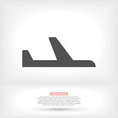 airplane vector icon. lorem ipsum Flat Design JPG