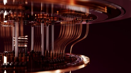 quantum computer close up