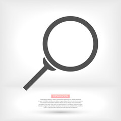 search magnifying glass icon. lorem ipsum Flat Design JPG