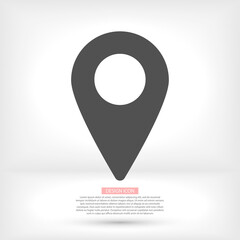 Map localization icon. lorem ipsum Flat Design JPG
