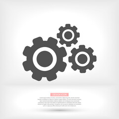 SETTINGS icon vector 10 eps design. lorem ipsum Flat Design JPG