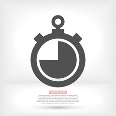stopwatch vector icon 10 EPS. lorem ipsum Flat Design JPG