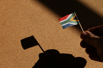 Black Lives Matter in South Africa concept photo. 