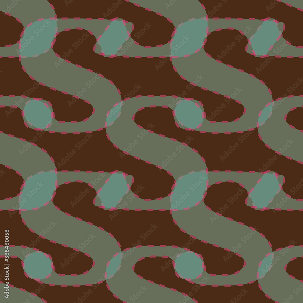 Poster s from the alfabet repeat pattern print background