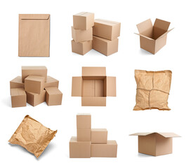 box package delivery cardboard carton