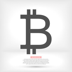 Obraz premium bitcoin icon . vector bitmain . illustration bitcoin . 10 eps bitcoin . simple image bitcoin