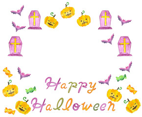 ほんわかかわいいハロウィンフレーム