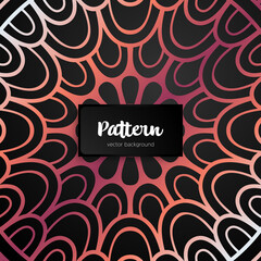 Vector ornamental mandala inspired ethnic art