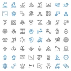 Fototapeta premium chip icons set