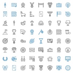 winner icons set