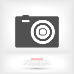 Camera vector Icon in trendy flat style isolated on grey background vector Icon. Camera symbol for your web site design, logo, vector Icon app, UI. vector Icon illustration,