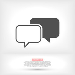 SMS mail vector icon. mail to receive SMS icon. mail to send SMS icon. mail for reading SMS flat