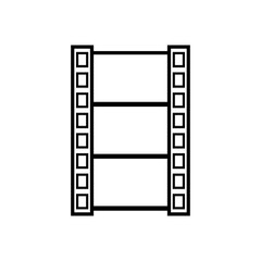 Film strip icon vector