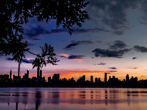 Sunset over the Upper Westside