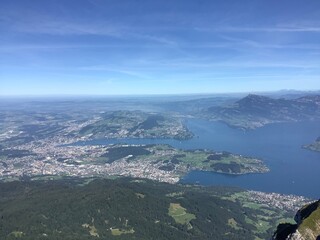 City of Lucerne and Lake Lucerne