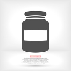 Honey jar icon . vector Honey jar . illustration Honey jar . 10 eps Honey jar . simple image Honey jar