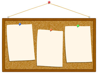 コルクボード メモ貼り	