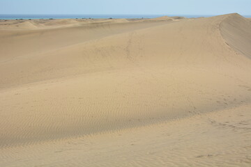sand dunes in gran canaria