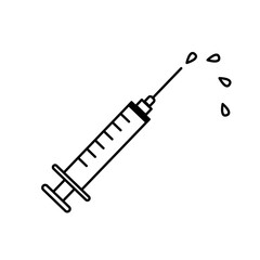 Syringe icon.
