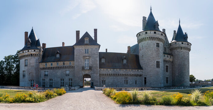 Castle of Sully-sur-Loire in France