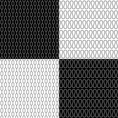 retro vector stripe seamless patterns