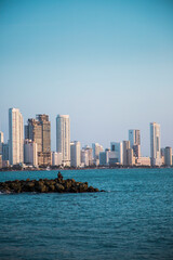 Obraz premium Atardecer Cartagena. Colombia