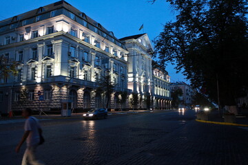 Obraz premium old town square Kiev Kyiv