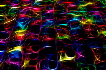 abstract colorful glowing background 