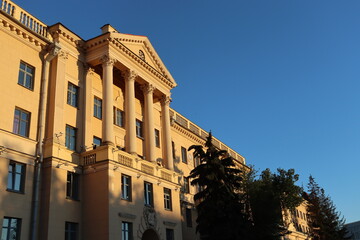 Obraz premium soviet architecture in Minsk city centre