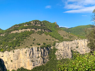 Fototapeta premium mountain landscape with blue sky