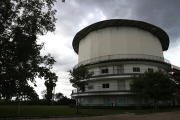 water tower in the city
