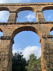 Fototapeta na wymiar aqueduct of segovia spain