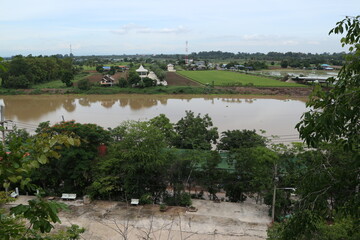view of the river in the summer