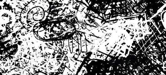 Sketch draw backdrop material. Abstract geometric pattern