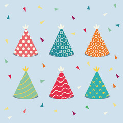 Party hat design vector illustration