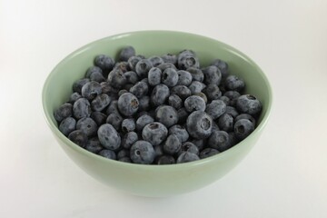 blueberries in a bowl