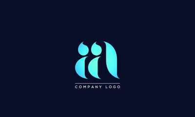 Initial AA Logo Creative Template Sign Vector