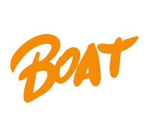Naklejka premium Boat