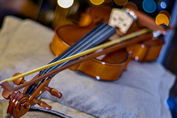 Fototapeta premium close up of a violin