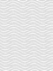 waves, black curves on white background, pattern or filter for engraving or linocut effect